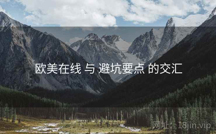 欧美在线 与 避坑要点 的交汇