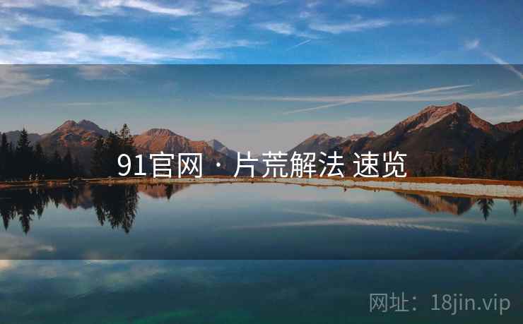 91官网 · 片荒解法 速览