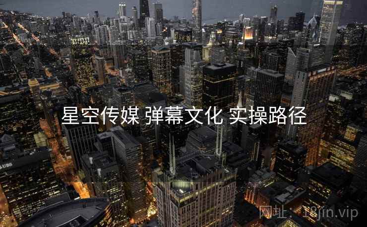 星空传媒 弹幕文化 实操路径